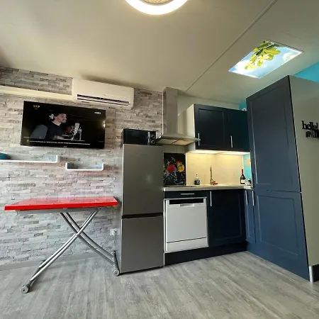 T2 Cosy A Gruissan Piscine, Clim Wifi Parking Lejlighed *